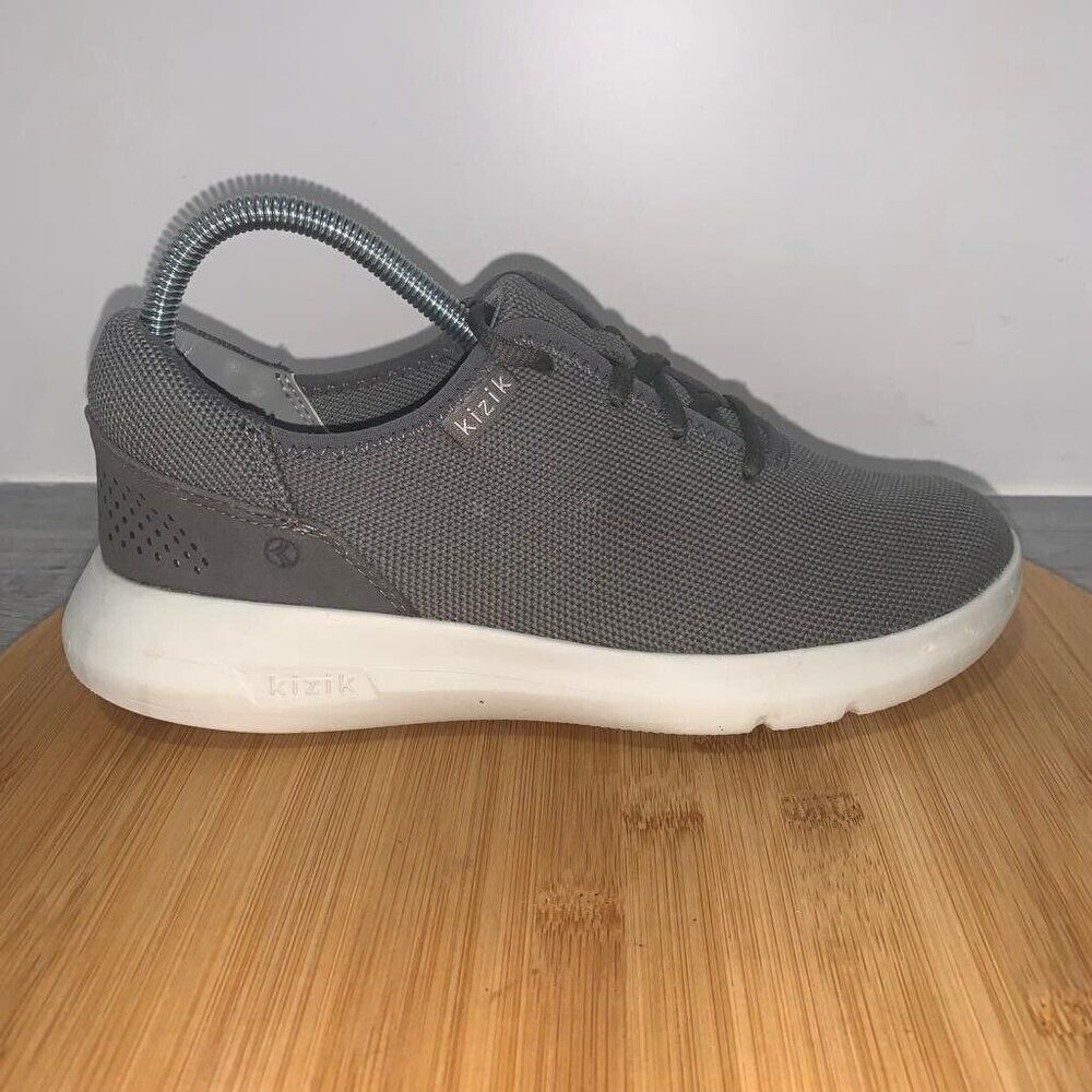 Kizik Womens 9 M7.5 Madrid Eco Knit Hand Free Sneaker Gray Casual Athletic Shoes